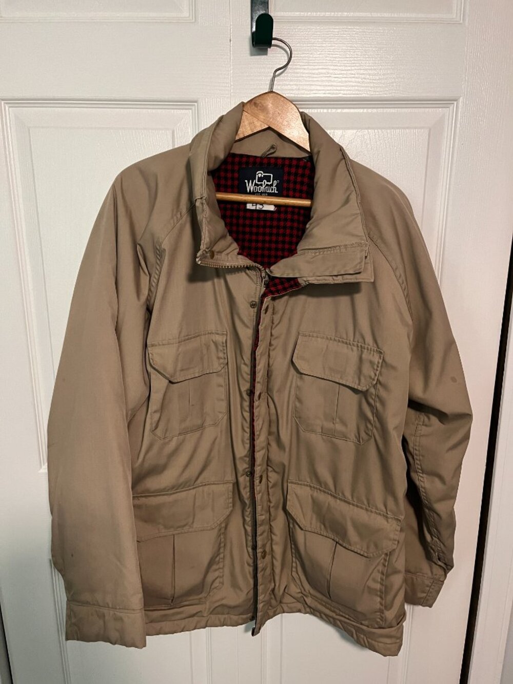 Woolrich Tan Utility Jacket Size L